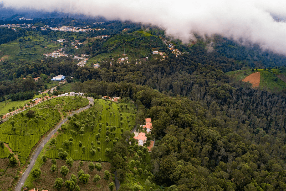 Coonoor Adar Aerial View